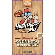 Cajun Two Step Hush Puppy Homestyle Cornmeal Batter Mix 10 oz