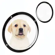 MiMu Dog Fence Window - 12.4IN Acrylic Dome Clear Dome Pet Window, 1pk