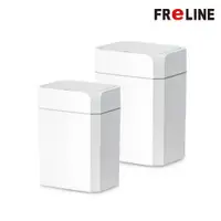 在飛比找ETMall東森購物網優惠-FReLINE 自動感應垃圾桶 12L+16L 白色