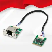 M.2 A+E 2.5GbE Intel I225-V Ethernet. NIC Card Multi-Gig 2.5G/1G/100M NGFF 2230