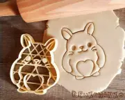 Rabbit Bear Teddy Forest Cartoon Character Plush Kid Toy Children Cookie Cutter