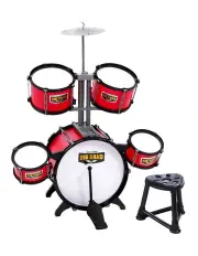 Keezi Kids 7 Drum Set Junior Drums Kit Musical Play Toys Childrens Mini Big Band