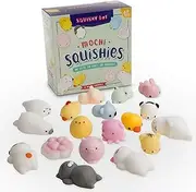 Mochi Squishy, Christmas Stocking Stuffers, Cute Desk accessorie, Squishy Animals, Squishy Toy for Stress Relief​ and ​Concentration -​ ​Autism Sensory Toys, Sensory Input, Calming …