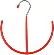 Hanging Closet Organizer Red, Shoes, Hat Rack, Belt Hanger,Tie Rack and Bag