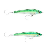 2x Rapala 17cm X Rap Magnum Stick Slow Sink Bait Fishing Lures - Bigeye Scad