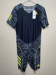 Adidas Men's Short Sleeve Sprint Suit Adizero Heat.RDY Running Singlet NEW XL