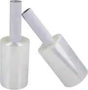 Stretch Wrap 6"×1000' Plastic Wrap Roll for Moving Shipping Wrap,Industrial Strength Shrink Packing Wrap Heavy Duty Stretch Film with Handle(2roll)