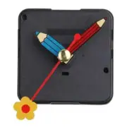 Clock Movement Quartz Repair Spindle Mechanism shaft with Pencil Flower Hand DIY