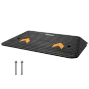 90.2x45.7x7.6cm Heavy Duty Rubber Threshold Ramp With a Load Capacity Of 15 Tons