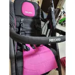 RECARO EASYLIFE桃紅色輕便推車附原廠雨罩前扶手