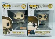 Funko Pop! Harry Potter with Hedwig & Sirius Black (Box Lunch) + Protectors