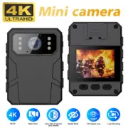 HD 4K Mini Camera Camcorder Body Police Cam With Audio Video DV IR Night Camera