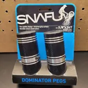 SNAFU BMX Dominator Pegs For 3/8" X 26T Threaded Axles Coaster Brake Bikes