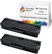 Cartridge Planet 2-Pack Compatible Toner Cartridge for Samsung MLT-D111S MLTD111S SU812A (1,000 Pages) for Samsung SLM2020 SLM2020W SLM2070 SLM2070FW