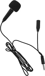 Yardwe 1Set Microphone Portable Tiny Mic for Mobile Phones Laptops Sound Recording Compatible with Singing Recording Apps Lightweight User Friendly Design