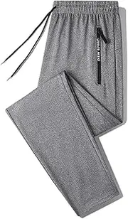 [Generic] Women's Joggers Lightweight Hiking Pants with Zipper Pockets High Waist Quick Dry Pant for Sports Travel Athletic, B-grey, 6X-Large