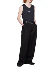 Jil Sander Crewneck Jersey Performance Tank Top S,XL,L,M black