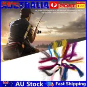 100pcs Fly Tying Material Fishing Tackle Silk Lure Feather Hook String Line AU