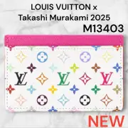 LOUIS VUITTON x Takashi Murakami 2025 LV x TM Card Holder Multicolor M13403 PINK