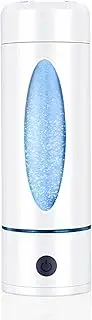 Hydrogen Rich Water Bottle Hydrogen Water Generator Ionizer H2 Titanium Water Ionizator with SPE/PEM Technology Exclude Ozone and ​Chlorine Make Hydrogen Content Up to 1000-2800 PPB 350 Ml(White)
