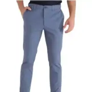 BANANA REPUBLIC Flat Front Pants in Blue Gray Men's 36x32