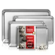 Aluminum Baking Sheets, Nonstick Steel Cookie Sheets Cooking & Baking Sheet Pans