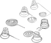 compression springs Springs Metal Springs 5pcs AA Battery Negative and Positive Coils Spring Contact Plate Nickel Wire Spring(FW-DCTHFZ9X23)