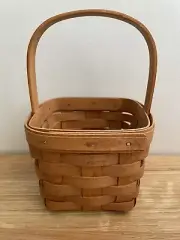 Longaberger small square basket with handle