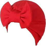 [Generic] Womens Bowknot Stretch Hijab Turban Headwear Cap