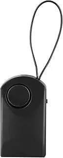 AOWINHIT Wireless Touch Sensor Alarm Extremely Loud 120dB Door Knob Security Alarm Black Lightweight ABS Material Compact Size