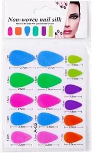 EXPORA 2Pcs Nail Art Fiberglass Non-woven Silk Extension Tips Manicure DIY Tools 02