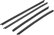 X AUTOHAUX 4pcs Window Glass Seals Door Belt Weatherstrip No.681610K010/681620K010 for Toyota HILUX SR5/VIGO/MK6 Pickup 2005-2015 Double CAB Models