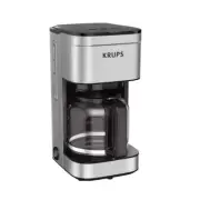 KRUPS Coffee Maker 10 Cups Simply Brew Stainless Steel Drip Coffee Maker