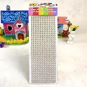 AIMALL 504PCS 6mm Acrylic Rhinestone Gems Self Adhesive Sticker Crystals Craft Decal– Assorted Colourful Crystal Craft Gems for DIY Decoration Scrapbooking Cards 0.2in Diameter