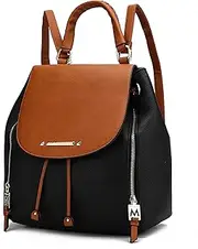 [MKF Collection] MKF Backpack Purse for Women & Girls – PU Leather Top Handle Bag Lady Fashion Travel Pocketbook – Roomy Daypack
