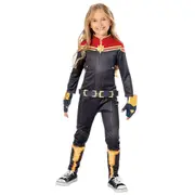 Marvel Captain Marvel Deluxe Kids Costume Size 6-8 Years