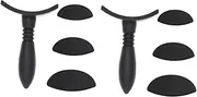 Baluue 2 Sets Eye Shadow Stamp Practical Eyeshadow Stamp Silicone Eyeshadow Applicator Lazy Eyes Makeup Tool Eyeshadow Stamp for Home Eyeshadow Makeup Supply Convenient Eye Shadow Seal