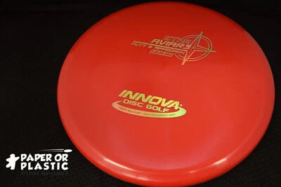 Innova Star AVIAR3 Disc Golf 175 G Putter Approach Red BRAND NEW Foil Gold Stamp