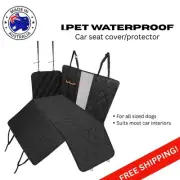 i.Pet Car Seat Cover Dog Protector Hammock Back Waterproof Belt Non Slip Mat