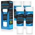 4x Fisher Paykel 836848 Refrigerator Water Filter