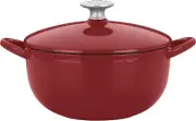 Dansk Mario Batali Classic Enameled Cast Iron 4Q Soup Pot Chianti New