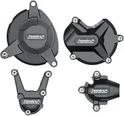 Engine Timing Part Covers for BMW S1000RR S1000R HP4 2009-2016 Carbon Fiber Moto Engine Cover Protection Set Case Parts Protective Case Set Engine Guards Starter Cover(On Set)