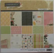 PARK DRIVE 6x6 WEBSTER - 24 Patterned Paper Double Sided PAD- WebRbnPk