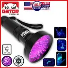 UV Ultraviolet Light Flashlight Inspection 100 LED BlackLight 395nM Lamp Torch