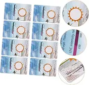 10pcs UV Test Card UV Identifiers Test Strips Light Bulb Tester Uvc Testing Card Sun Terrarium Testing Cards Light Effects Tester UV Identifying Cards Uvc Rays Test Cards Uvc Meter