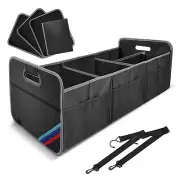 XL Car Trunk Organizer, 4 Compartments, 94L Capacity, Oxford Polyester 600D M...