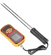 Grain Moisture Meter, Digital Grain Tester, Grain Water Content Meter, Portable LCD Temperature Meter, G.M640 with Measuring Probe for Corn, Bean, Grain Storage