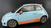 RARE RACER SILVERLINE SL LE02 FIAT ABARTH 500 IN GULF LIVERY-NIB-SUIT SCALEXTRIC