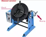 1~15RPM 30KG Duty Welding Positioner Turntable Timing with 200mm Chuck 110V 220V
