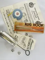 vintage craft items Lot. Pom Pom Maker 3 Sizes, Aluminum Decorator , Rug Hooker